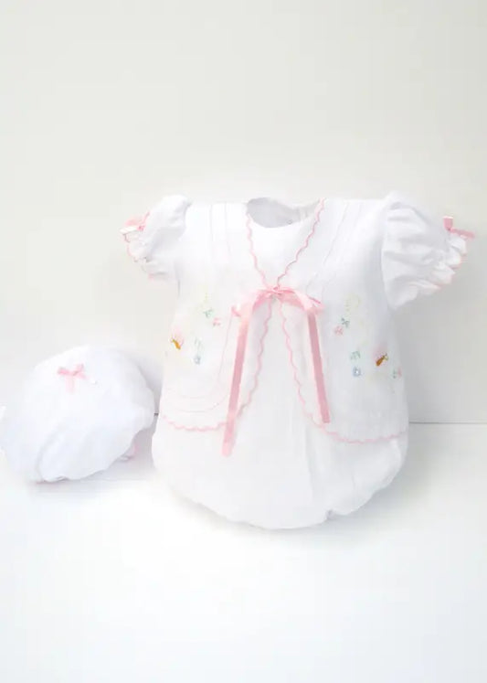 615 Sweet White Pink Baby Set