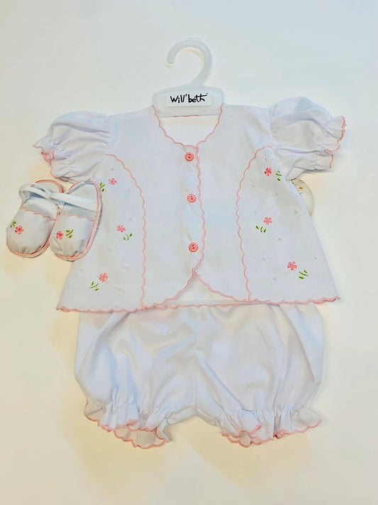 00553G White Pink Newborn