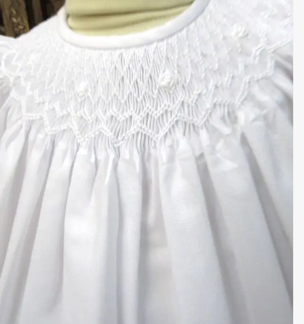 11757 White Bishop Dress.