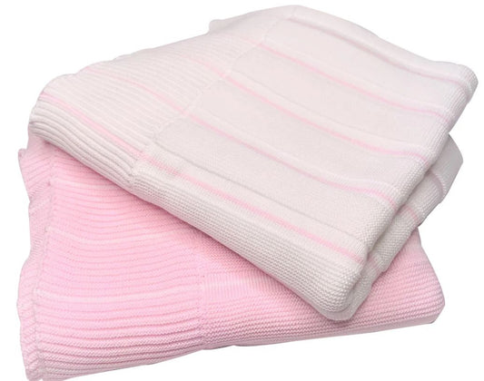 Girl Blanket with Stripes